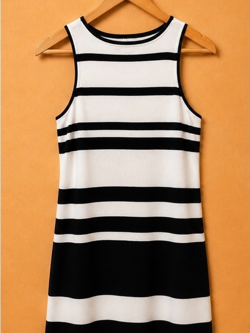 Liz Claiborne Black and White Striped Dress